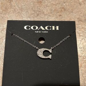 Coach Pave Signature Necklace